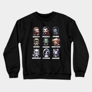 Chibi Monsters Club 9-Pack Crewneck Sweatshirt